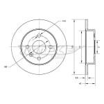 TOMEX Brakes Bremsscheibe